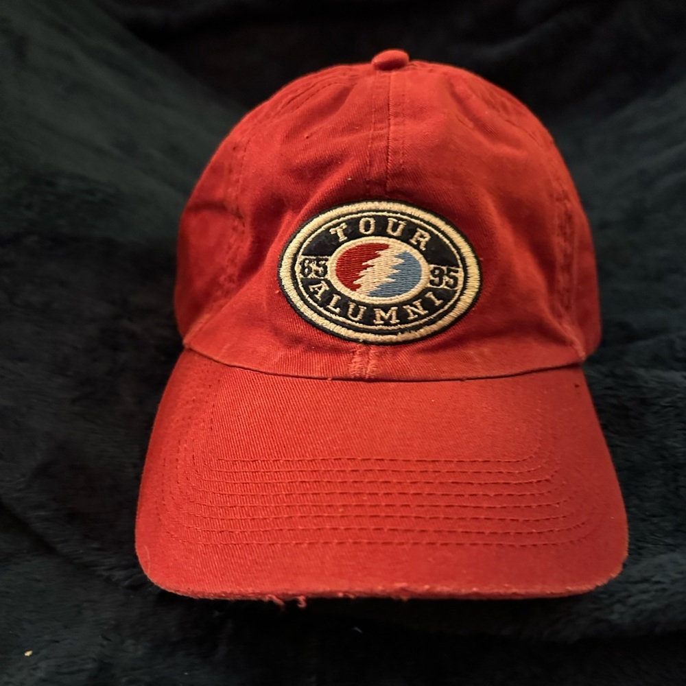 Grateful Dead “Tour Alumni” hat. Adjustable. Distressed look from new.